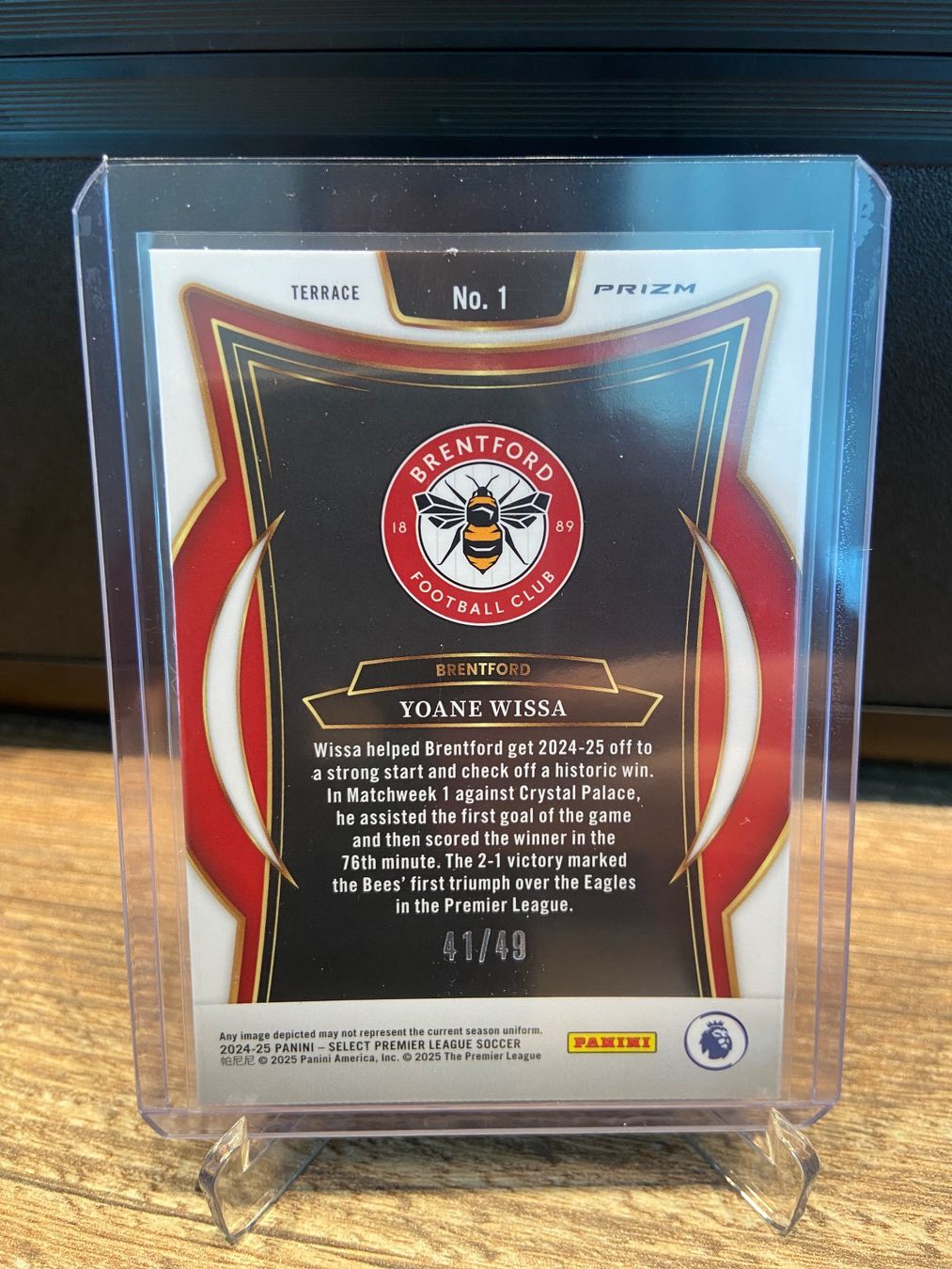 Panini Carte collezionabili: Yoane Wissa 41/49 Panini Select Prem.League 24/25 – Usato da Dagmersellen venduto da dav_b656 1