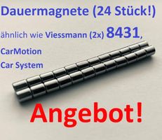Dauermagnete (24 Stück!) NEU ähnlich wie Viessmann (2x) 8431