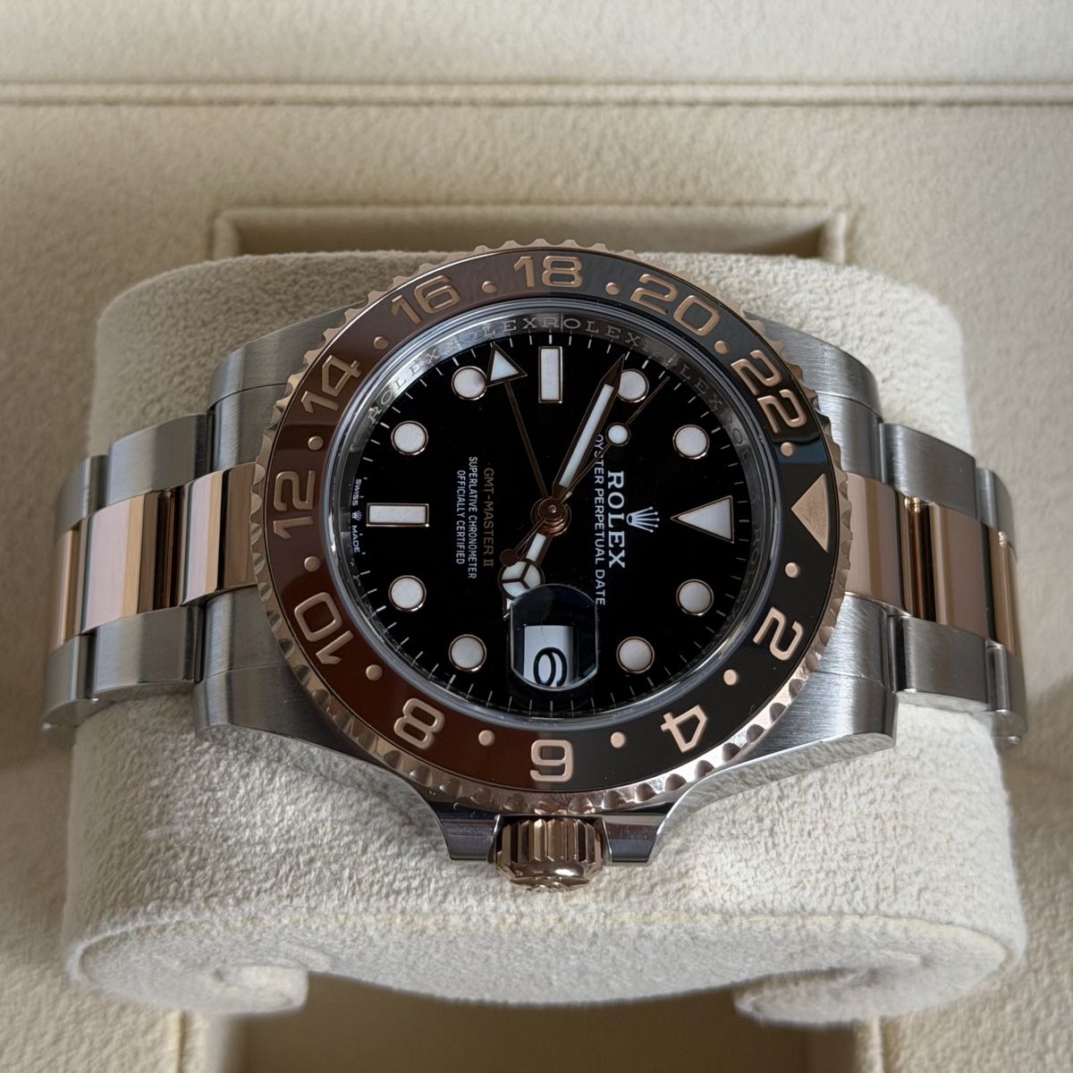 Rolex Uhren: Rolex GMT-Master II Rootbeer 2023 – Gebraucht aus Zizers von Taktgeber 1