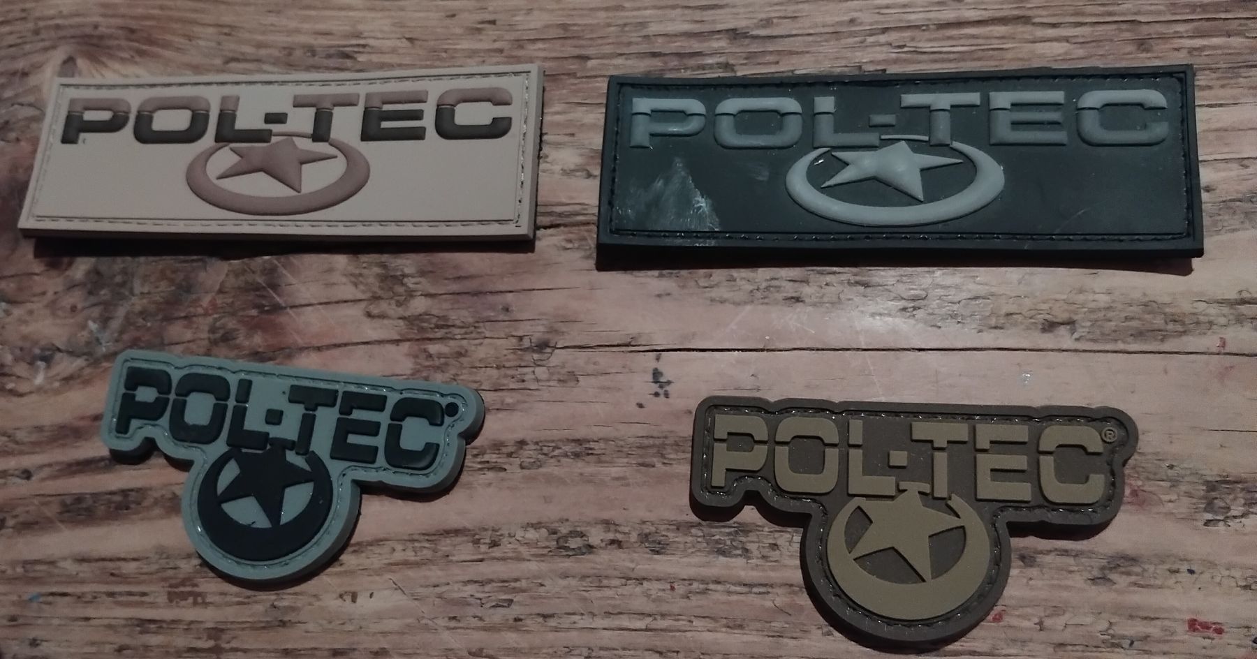 Placchette & Badge: Vier verschiedene Pol Tec Badge – Usato da Wauwil venduto da Tarak84