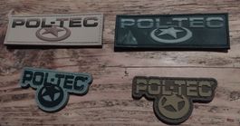 Vier verschiedene Pol Tec Badge
