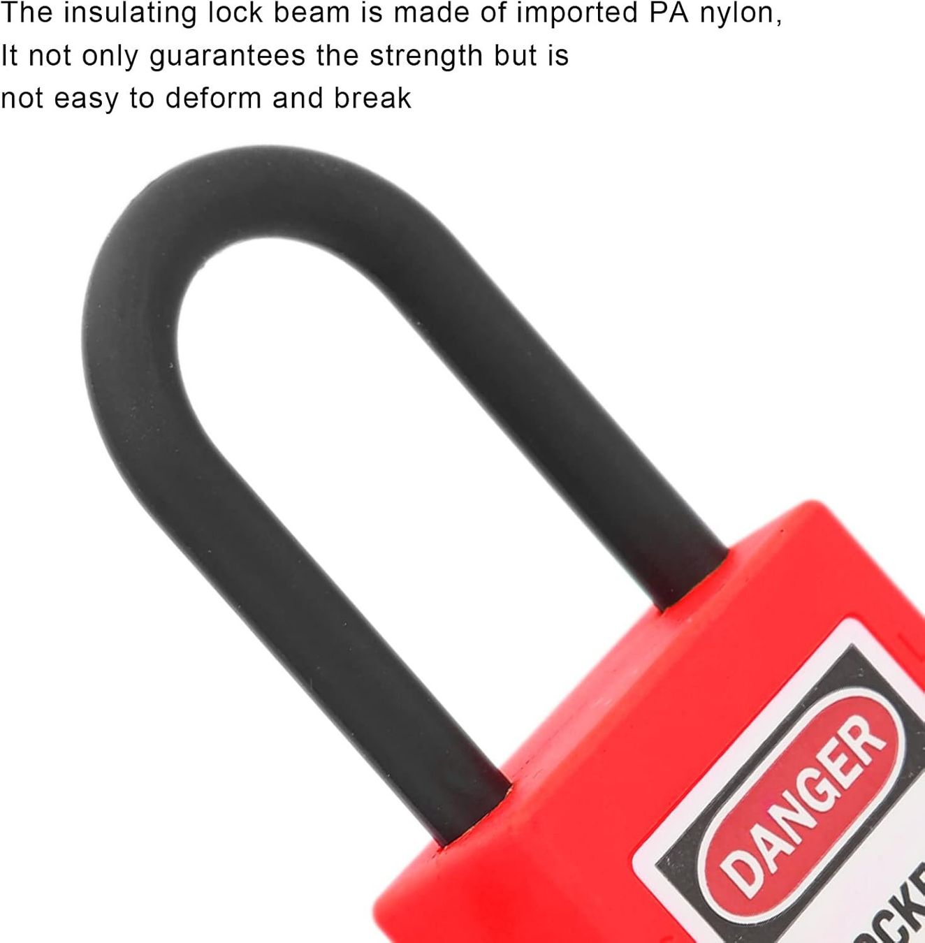 Schlösser: Lockout Tagout Schloss 10er Set Rot 38mm – Neu und originalverpackt aus Suhr von SchnapperCH 4