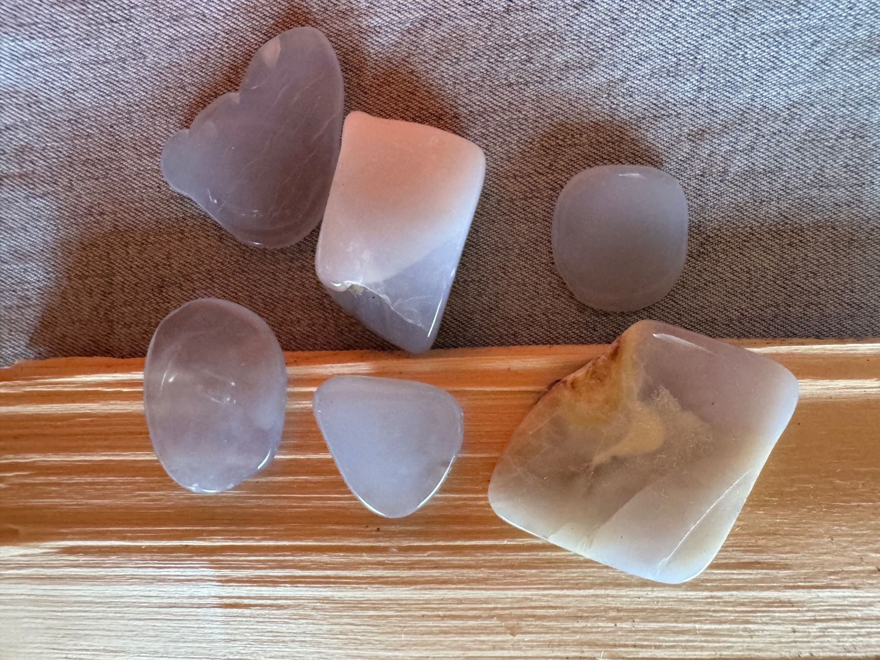 Edelsteine: Calzedon.    Scheiben  top Sammlung.  wunderschön poliert – Neu und originalverpackt aus Leuggern von gemshow 6
