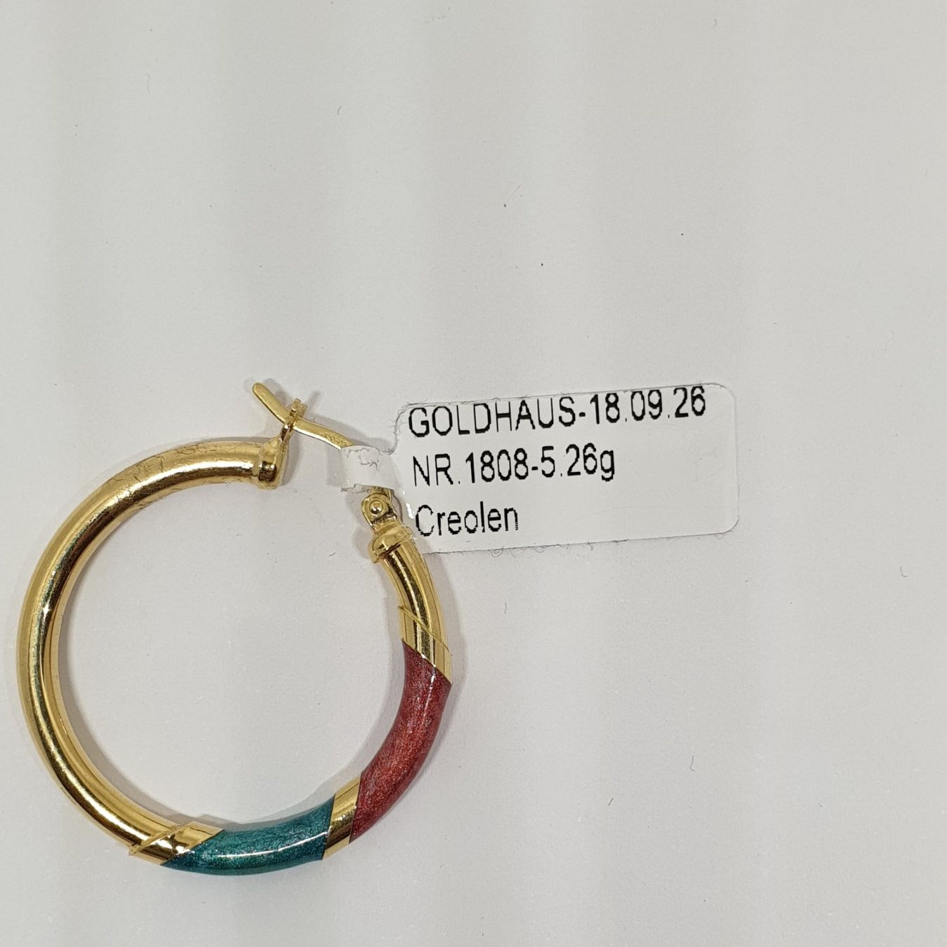 Orecchini pendenti & Orecchini a lobo: Echt 18K Gold Creolen – Usato da Luzern venduto da luzerngoldhaus 2