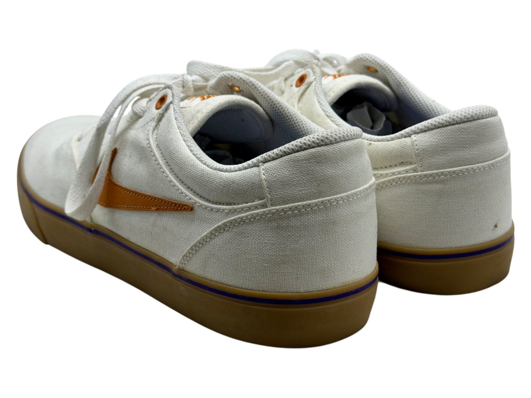 Nike Scarpe da uomo: Nike SB Chron 2 Canvas, Blanc/Marron, Pointure 47.5 – Usato da Morges venduto da vintix 5