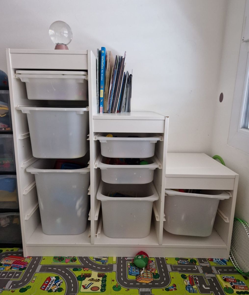 Ikea Giocattoli: IKEA Trofast toy storage unit white used condition – Usato da Rheinfelden venduto da Wiseman89