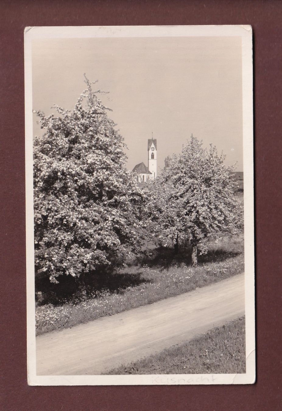 Cartoline postali: UETIKON - Kirche - 1931 – Usato da Pully venduto da nicecards-shop