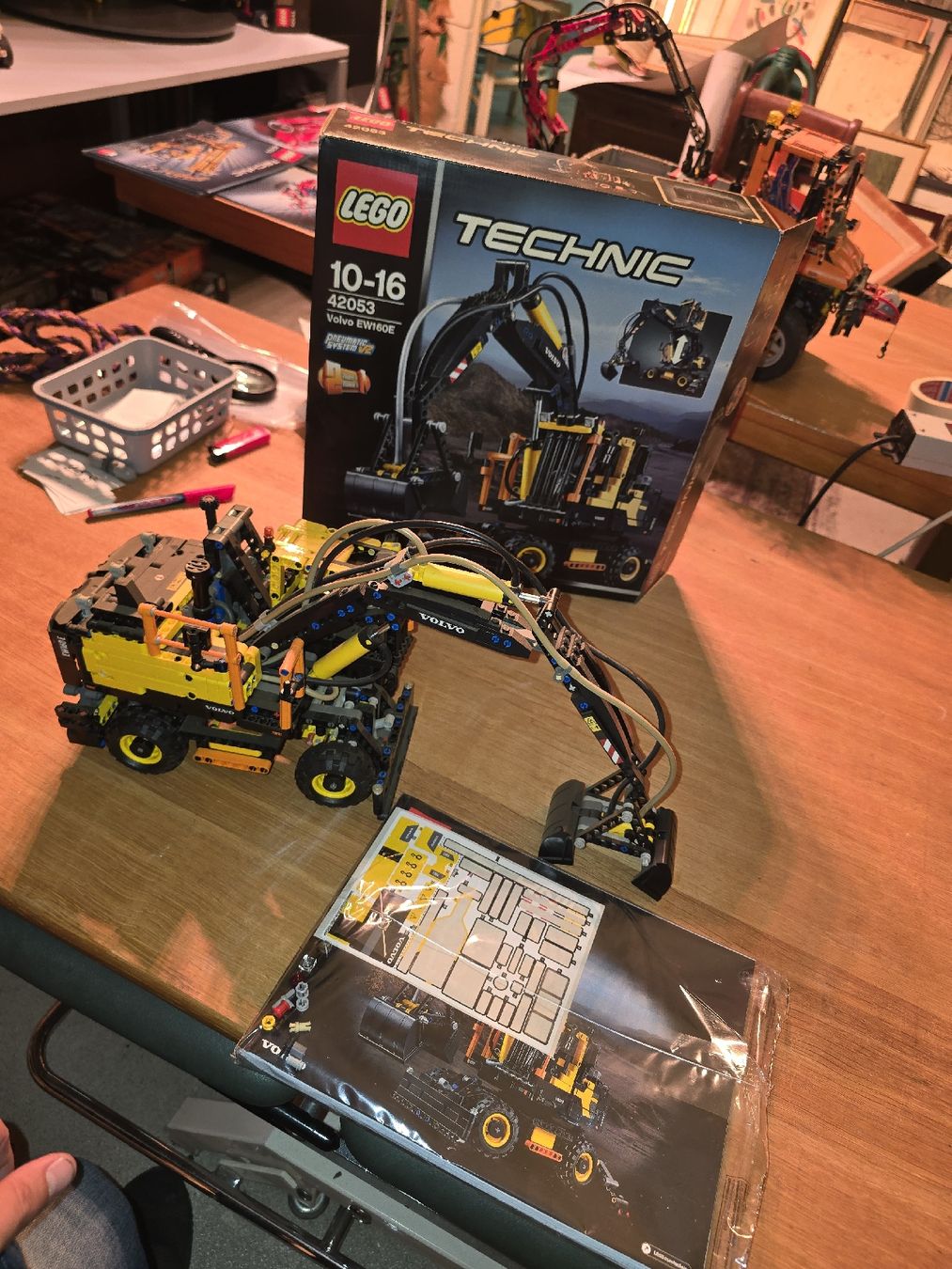 Technics Kit di costruzioni: LEGO Technic 42053 Volvo EW160E Bagger unbespielt – Usato da Wienacht-Tobel venduto da max_92rg