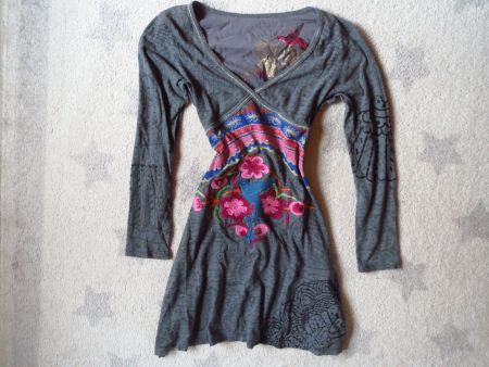 spezielles DESIGUAL Damen Long Shirt Gr M
