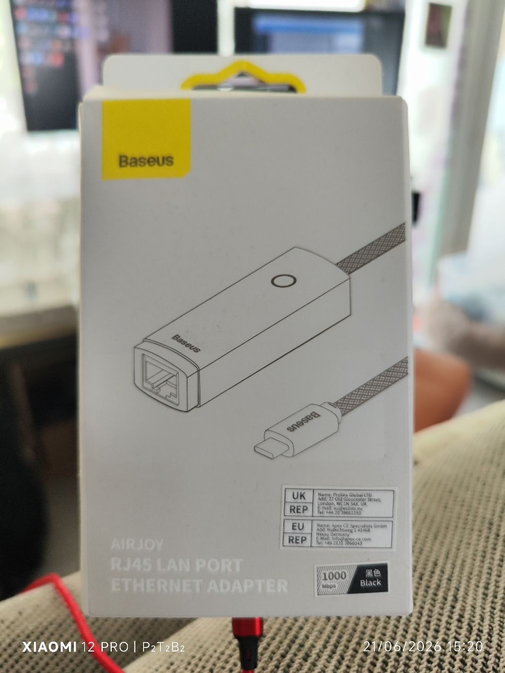 Lecteurs & Adaptateurs: USB-C to RJ45 Network Adapter  – Neuf (Voir description) à Baden par p2t2b2 1