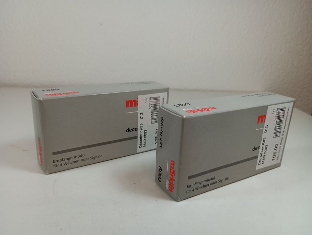 Märklin: 2 x 6083 Decoder K83 | Kaufen auf Ricardo