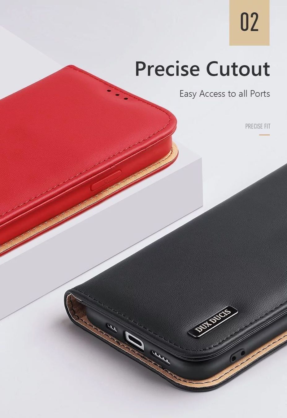 Covers & Schutzfolien: Dux Ducis iPhone 14 Pro Leder Case – Neu und originalverpackt aus Zürich von Store-247 5