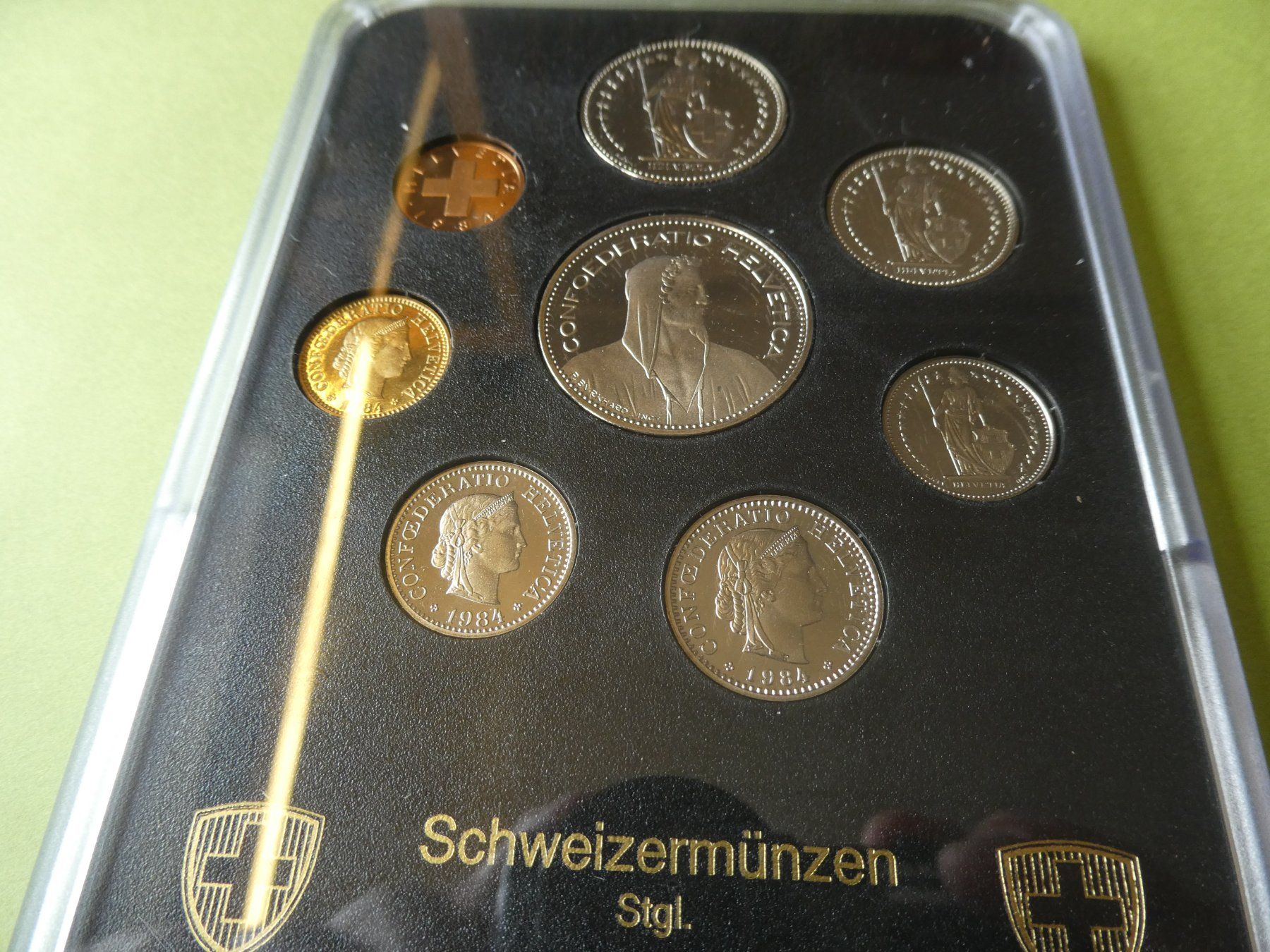Alle Münzen: Schweiz 1984, Münzsatz Stempelglanz – Neu (gemäss Beschreibung) aus Hinterforst von Rohusri 3
