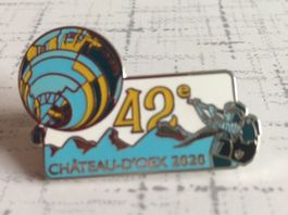 Ballon Pin Brosche Chateau d Oex