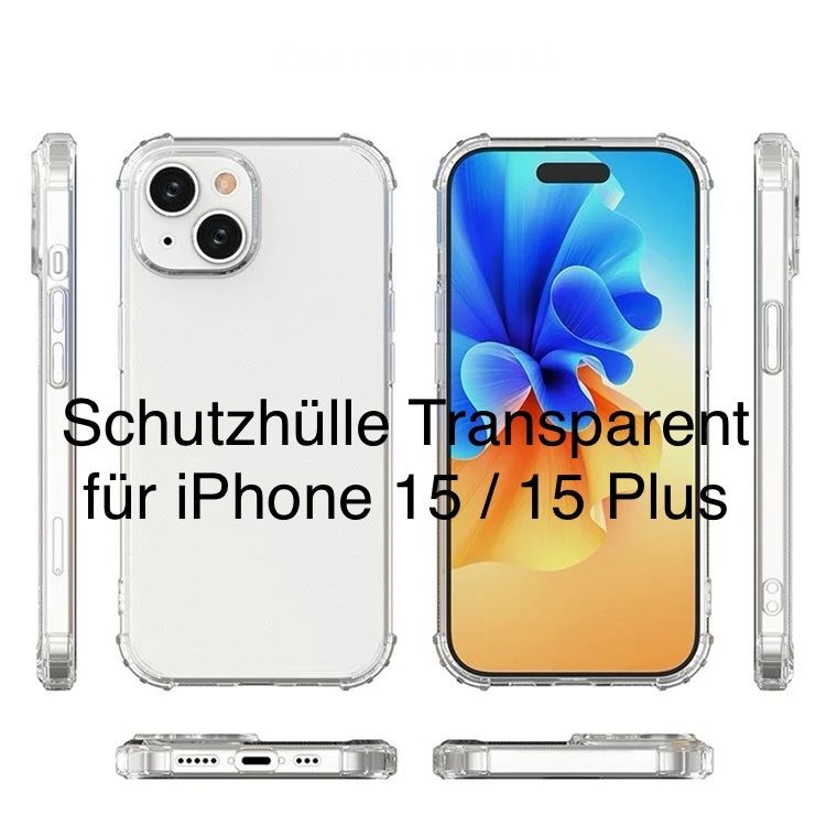 Cover & Protezioni schermo: iPhone 15 Plus Schutzhülle Hülle Cover Case  Fallschutz – Nuovo (secondo la descrizione) da Basel venduto da MY.AIRPODS.SHOP 8