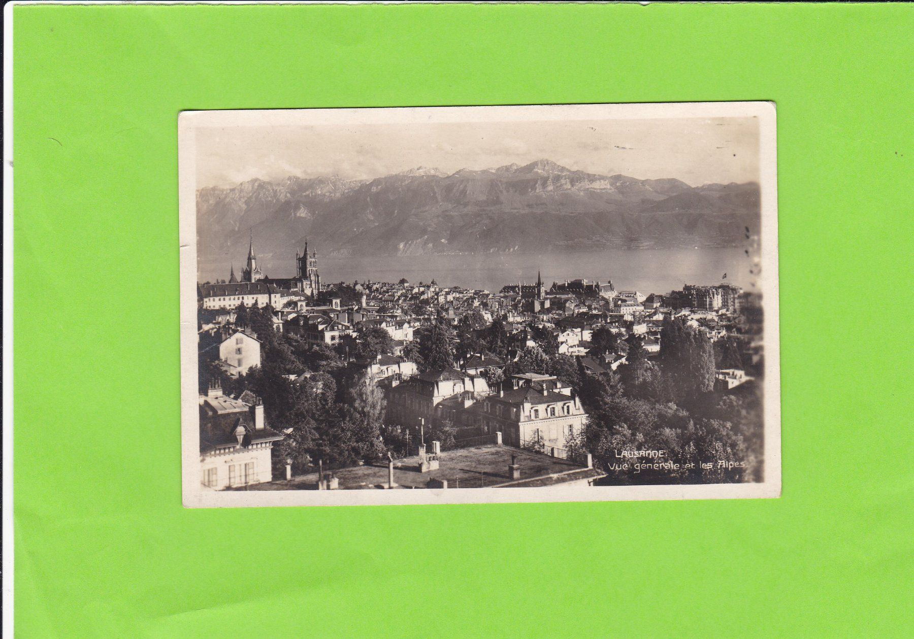 Ansichtskarten: Lausanne – Gebraucht aus St. Peterzell von neckertal