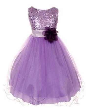 Robe de soirée violette taille 100 à 160