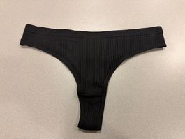 Schwarzer Tanga Gr. L, Neu!