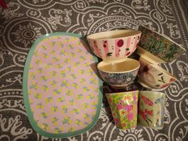 RICE: Set of Cups, Bowls and Plates