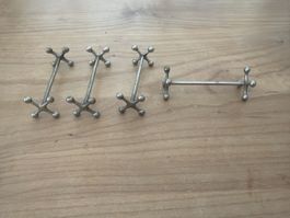 Antikes Besteck-Rössli, 4 Stk. Silber
