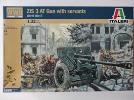 Russische Panzerkanone & Soldaten ZIS 3 AT von Italeri 1/32