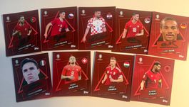 TOPPS EM 2024 / 9 SP's (mit / ohne Unterschrift)