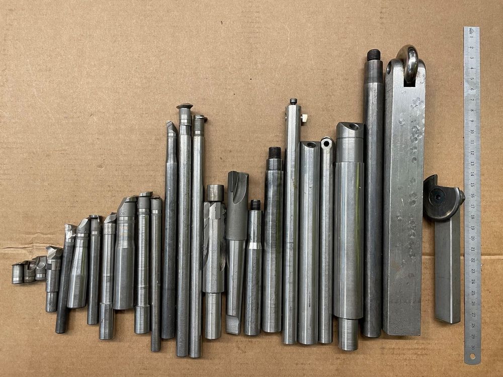 Utensile Tornio Interno 8x8 Mm, Metallo Duro P25, DIN 4974, Diritto, Lunghezza 125 Mm