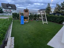Spielturm Wickey mit Rutsche und Kletterwand 3 Jährig