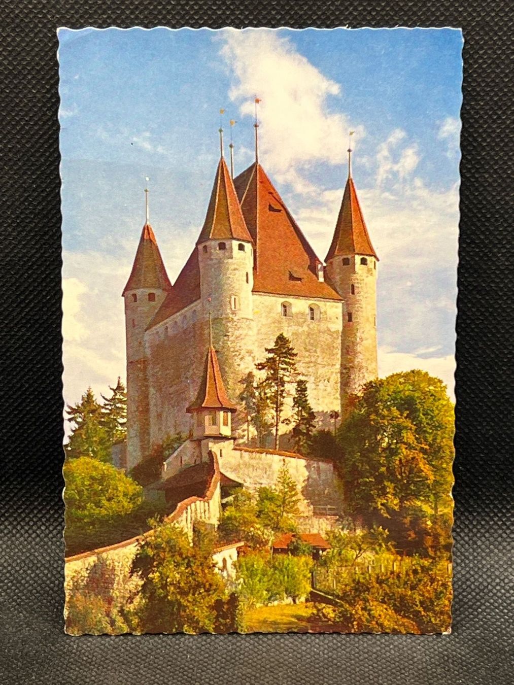 Cartoline postali: Thun-Thoune, das Schloss - Le Château – Usato da Widnau venduto da Brusi9