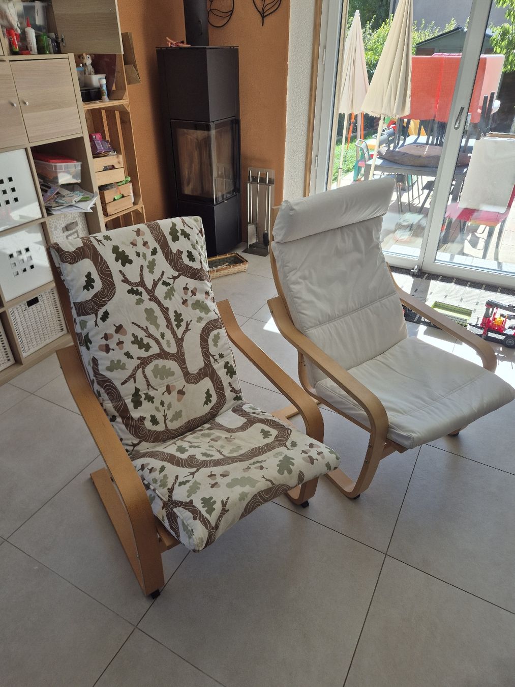 Ikea Poltrone: Fauteuil Ikea Poang blancn – Usato da Bottens venduto da dji_qxv9 2