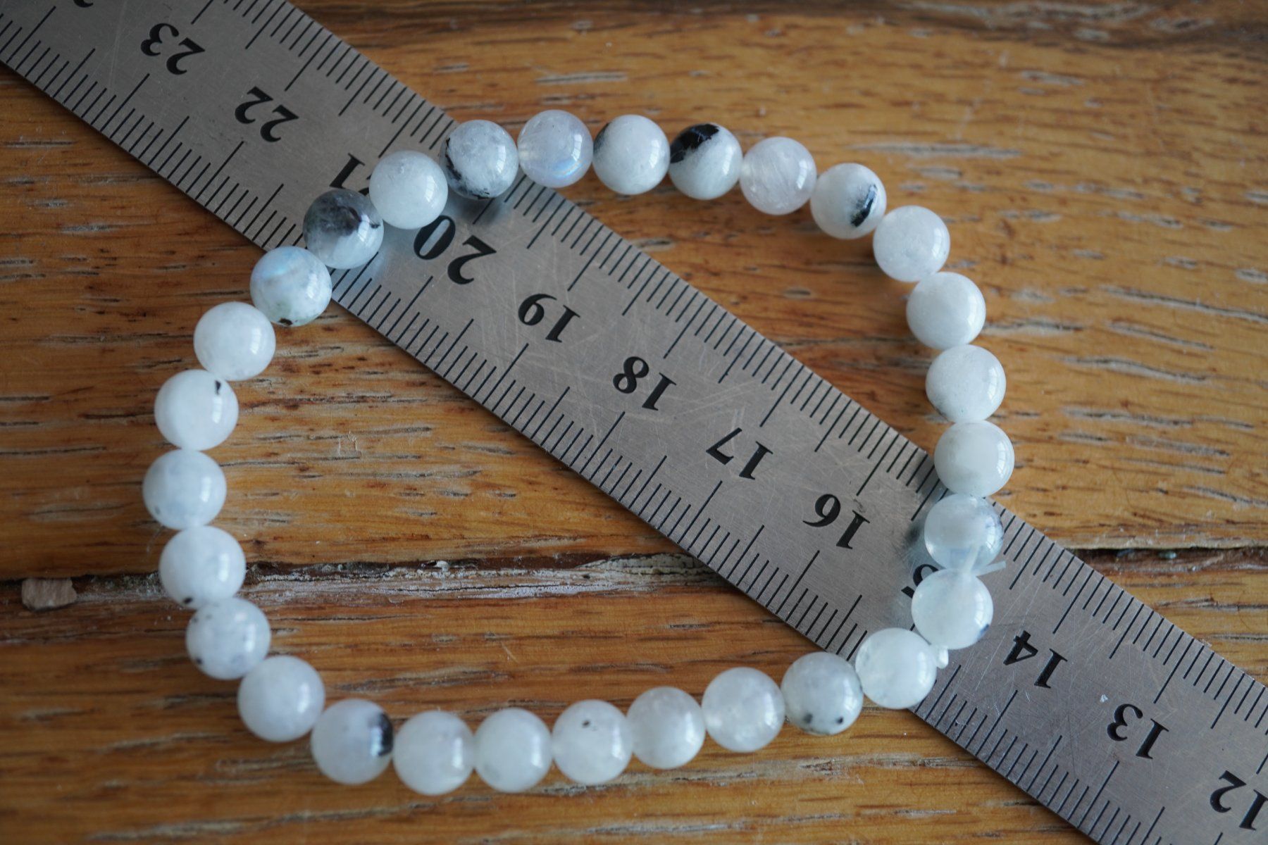 Minerali & Pietre curative: Mondstein  6mm   Kugel  Armband – Nuovo e nell'imballaggio originale da Eschenbach SG venduto da topstone 4