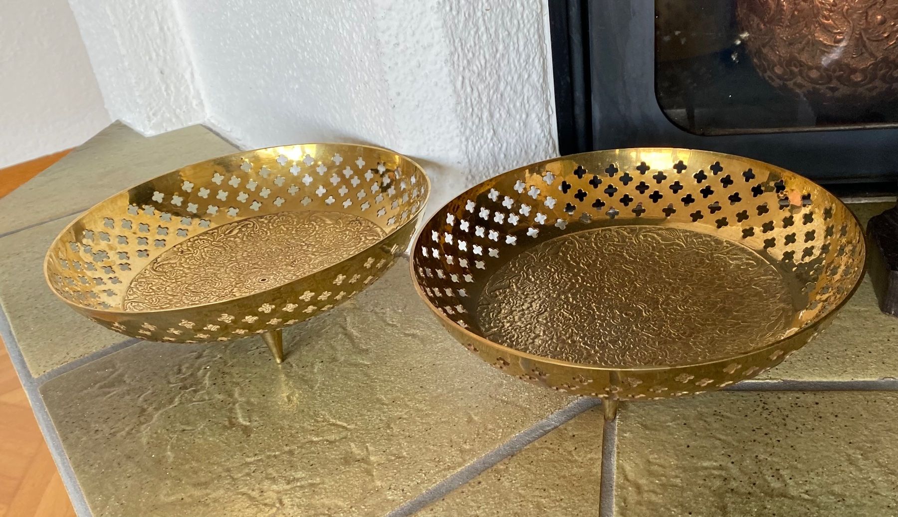 Piatti: Messingschalen Gold Messing Teller Schal Topf – Usato da Dottikon venduto da 6571 4