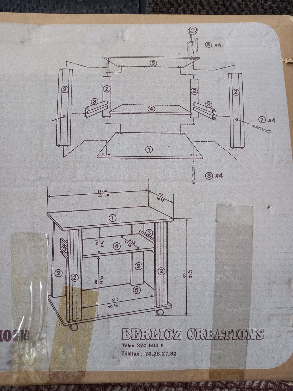 Mobili TV: TV-Möbel originalverpackt – Nuovo e nell'imballaggio originale da Frick venduto da Harmony94 1