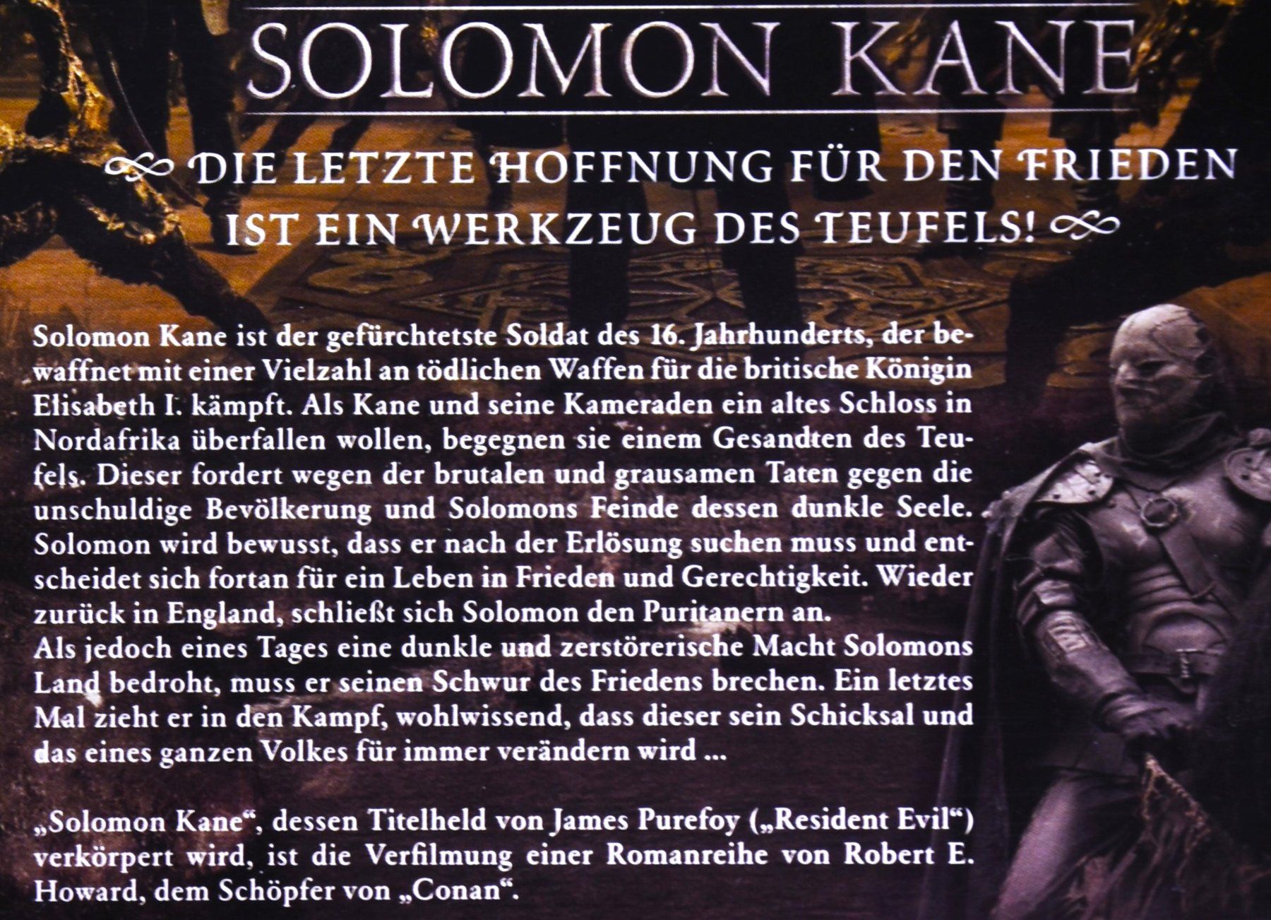 Tutti i DVDs: SOLOMON KANE  /  DIE LETZTE HOFFNUNG – Nuovo (secondo la descrizione) da Luzern venduto da piro12 2