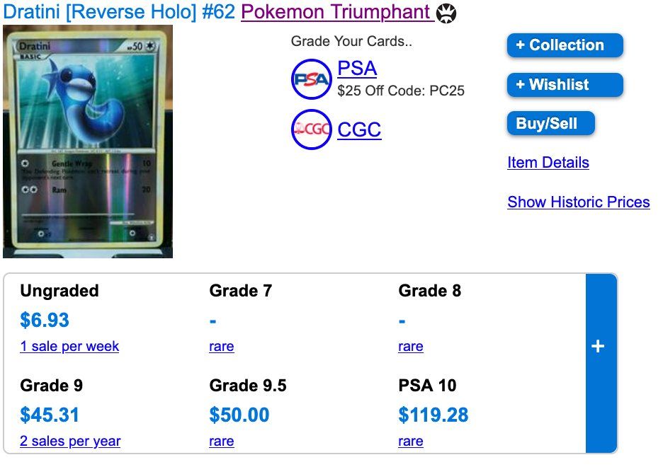 Pokémon Carte collezionabili: Dratini Bundle / 62 & 91 – Usato da Zürich venduto da PEACECOCOON 3