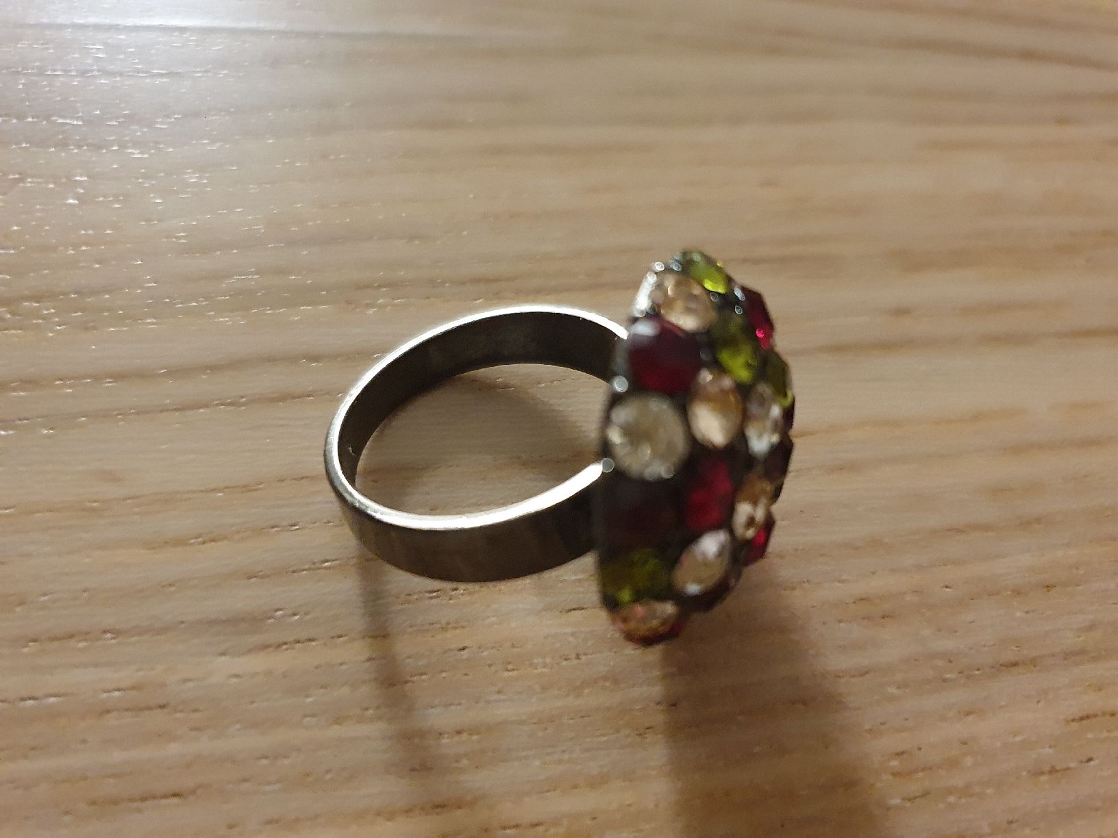 Anelli: Schicker Vintage Ring, Strass, Gr. 62 – Usato da Thun venduto da Reb80 1