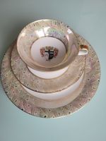 Edles Vintage Gedeck "Marl", 3-teilig, Top Zustand!
