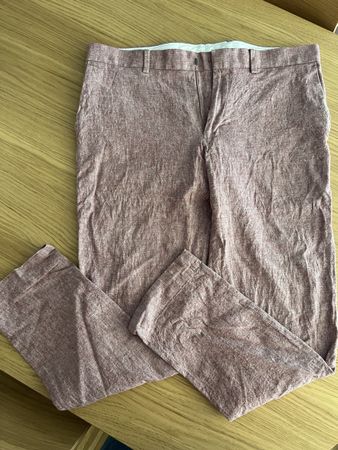 Stoffhose Leinen/Baumwolle Herren Gr M