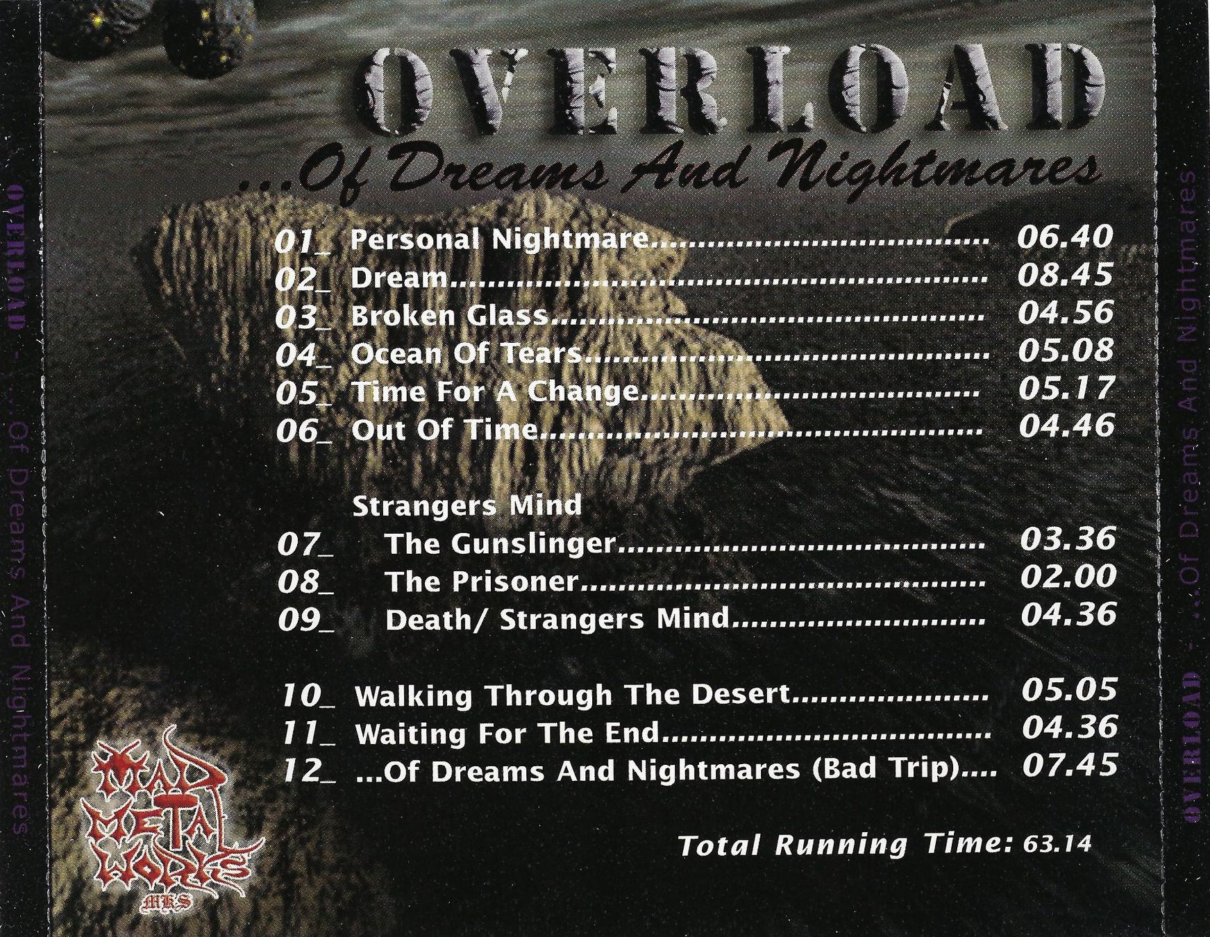 CDs: CD: OVERLOAD - ...of Dreams And Nightmares – D'occasion à Rotkreuz par groeli69 1