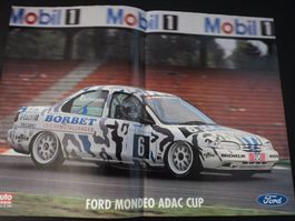 Prospekt Poster Ford Mondeo ADAC Cup 94