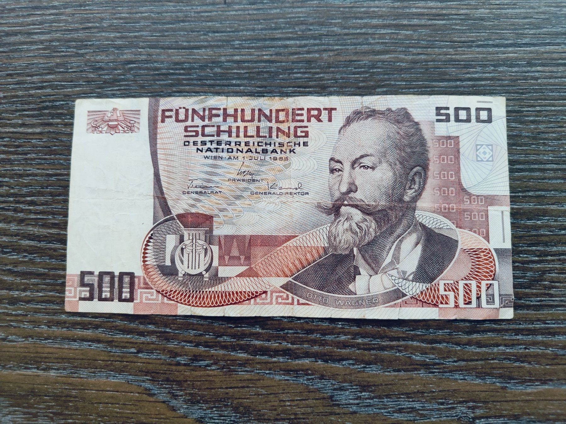 Billets de banque: Österreich 500 Schilling 1985 !!!!!!! – D'occasion à Flaach par Lonzo99