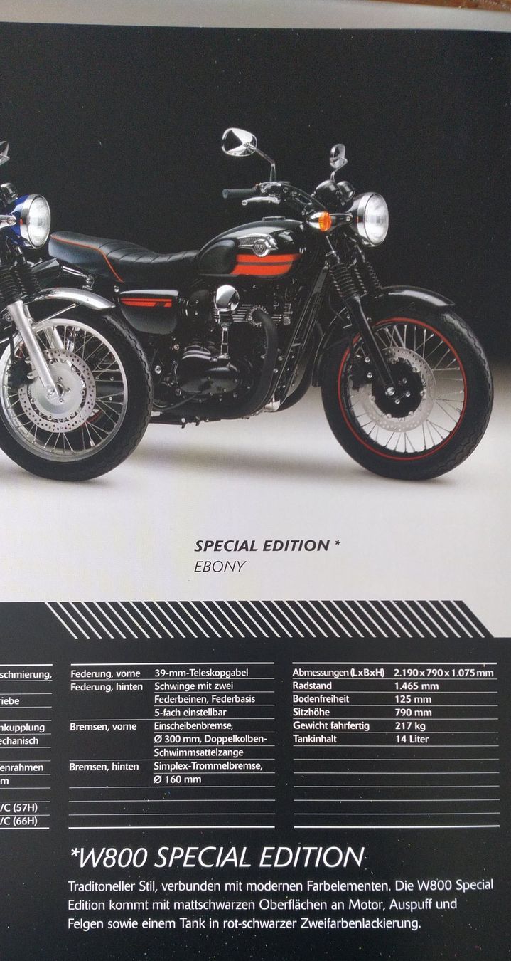 Kawasaki Strada: Kawasaki W800 Special Edition 2014 – Usato da Zug venduto da raucher01 6