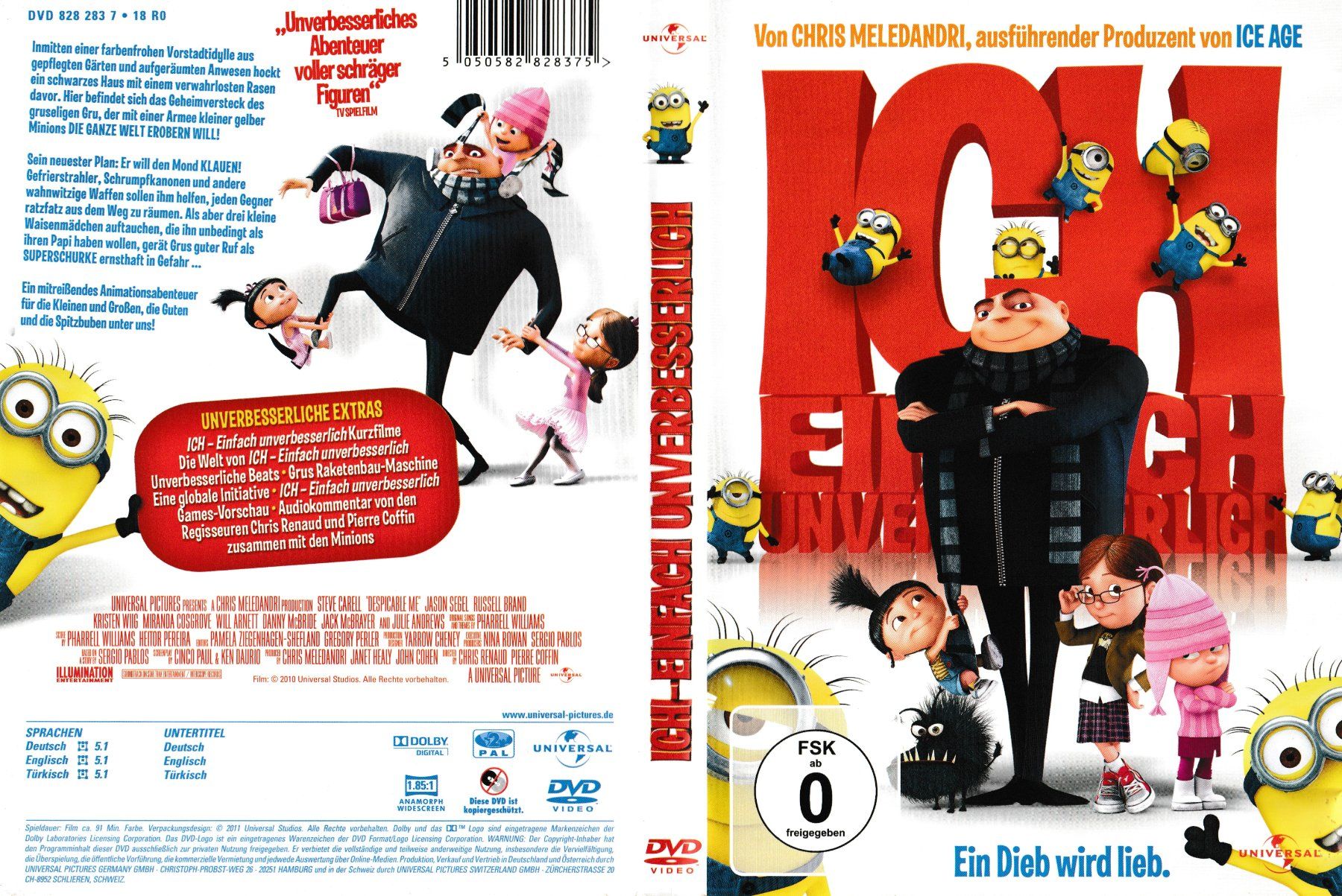 Tutti i DVDs: DVD - Ich - Einfach Unverbesserlich – Usato da Langnau am Albis venduto da MediaRescuerKeLoX