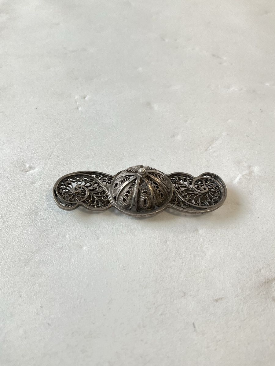 Spille & Fermagli: Ancienne broche, filigrane en argent  – Usato da Malleray venduto da Robot12 1