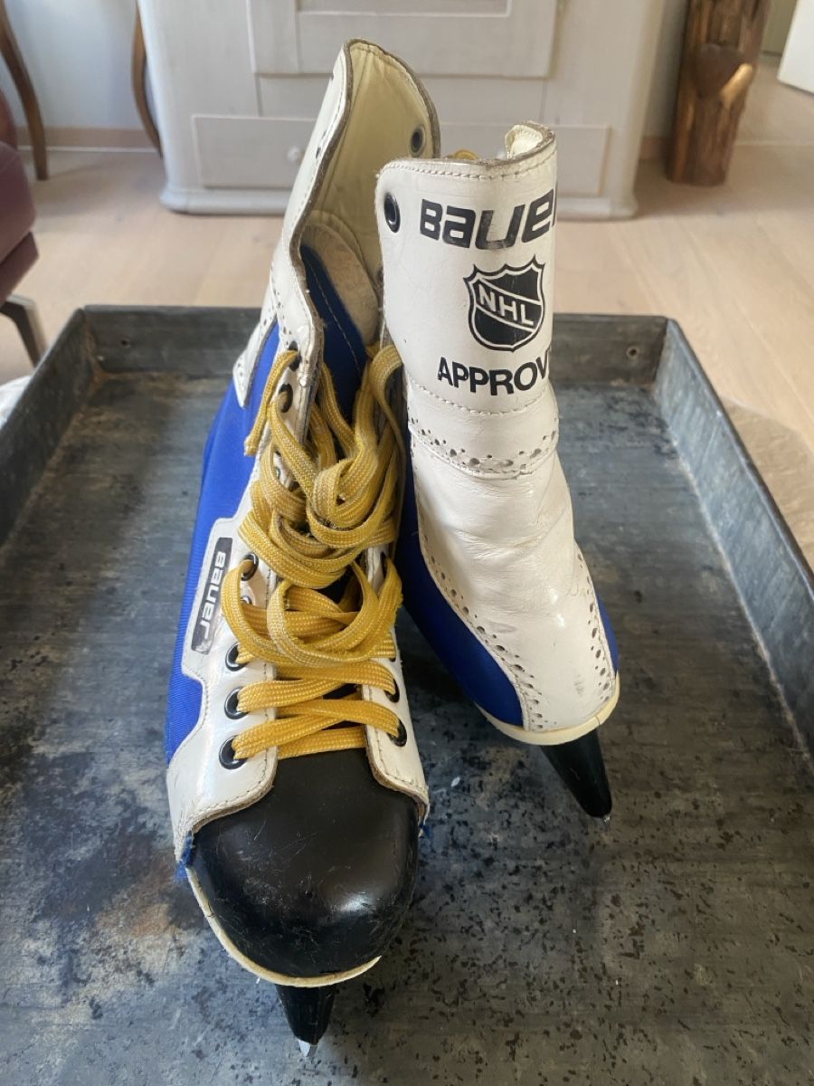 Bauer Pattini da ghiaccio: Eishockeyschlittschuhe Bauer blau weiss Gr.41 – Usato da Embrach venduto da bea_8424 2