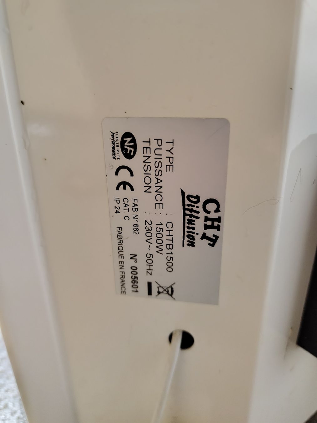 Radiatori: radiateur électrique  – Usato da Cernier venduto da Quinquin02 6