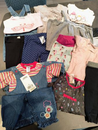 Babykleider-Set Mädchen Winter Gr. 74, #64