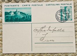 Entier postal Loèche-les-Bains 1934