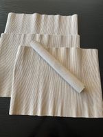 4 Baumwoll Tischsets beige