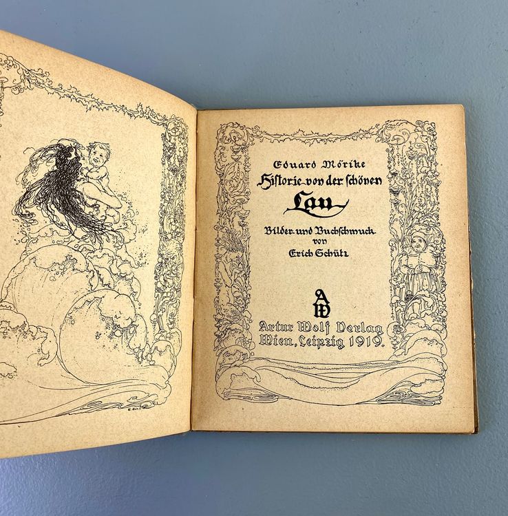 Libri: ANTIKES KINDERBUCH “EDUARD MÖRIKE” 1919 – Usato da Zürich venduto da NIKI777 1